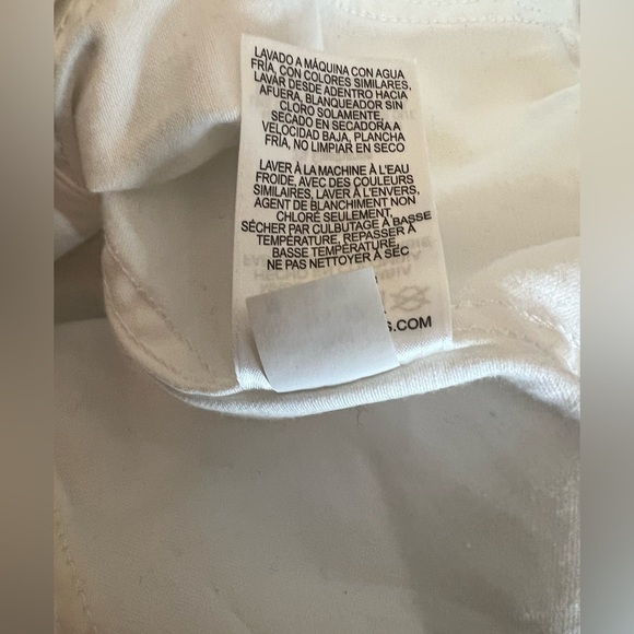 MICHAEL MICHAEL KORS WHITE DENIM SHORT TRUCKER JACKET MEDIUM - Picture 12 of 12